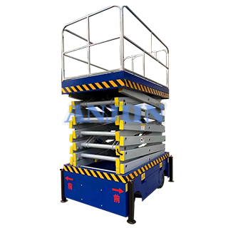 Customized Warehouse Lifting Equipment Hydraulic Cargo Ladder Lift Goods Lift