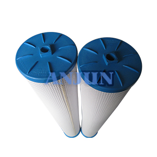 Customized 40in Blue High Flow Pleated Filter Cartridge